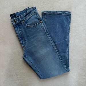 KHAITE Blue Ankle & Cropped Jeans